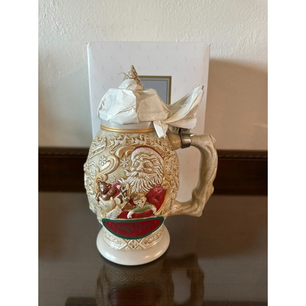 Vintage Avon Father Christmas‎ Stein Brand New w/ Box